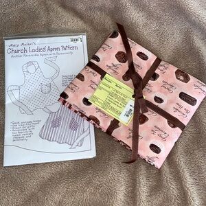 New Apron pattern and fabric